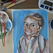 Miranda. Un progetto di Belle arti, Pittura, Pittura ad acquerello e Disegno di ritratti di Stefania Neri - 27.05.2023