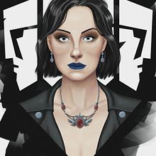 Meu projeto do curso: Retrato de personagens femininas com Procreate. Traditional illustration, Digital Illustration, and Digital Drawing project by Francisco Martins - 05.27.2023