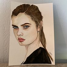Portrait from a photograph . Watercolor Painting project by Ingrid - 05.25.2023