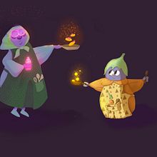 My project for course: Fantasy Character Design in Procreate. Ilustração tradicional, Design de personagens, Ilustração digital, Desenho digital, e Pintura digital projeto de saniadraws - 27.05.2023