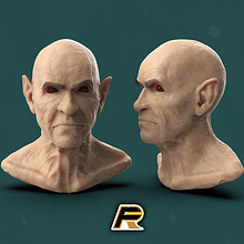 Mi proyecto del curso: Retrato 3D realista con ZBrush y KeyShot. Un proyecto de 3D, Modelado 3D y Diseño de personajes 3D de Facundo Rocca - 17.05.2023
