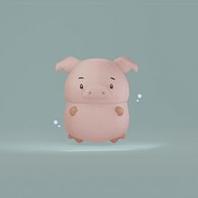 Gumi, Mi proyecto del curso: Creación de personajes kawaii en 3D con Blender. Traditional illustration, Character Design, Digital Illustration, 3D Modeling, and Manga project by Valentina Gómez - 05.28.2023