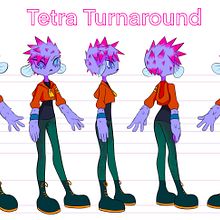 Character Design - Punkfish . Character Design project by Morgan Burgener - 05.29.2023
