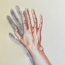 My project for course: Illustration of Hands with Expressive Watercolors. Un progetto di Pittura, Pittura ad acquerello e Disegno anatomico di Sabine Nimz - 29.05.2023
