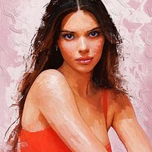 She is Kendall Nicole Jenner -Beyond the Basics: Digital Portrait Painting Techniques for Dummies on Domestika - Project by Rod Lovell. Design, Traditional illustration, Pencil Drawing, Drawing, Portrait Drawing, Realistic Drawing, Artistic Drawing, Digital Drawing, Figure Drawing, Colored Pencil Drawing, Painting, Watercolor Painting, Acr, lic Painting, Oil Painting, Digital Painting, Gouache Painting, Matte Painting, Decorative Painting, Portrait Photograph, Portfolio Development, Self-Portrait Photograph, Br, ing, Identit, Fashion Illustration	, Fashion Design, Photograph, Decoration & Interior Decoration project by Rod Lovell - 05.27.2023