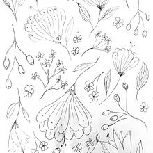 Mi proyecto del curso: Ilustración y diseño de patrones florales. Un progetto di Illustrazione tradizionale, Pittura, Pattern design, Disegno e Illustrazione botanica di Natalia Tramonti - 29.05.2023