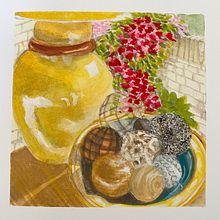 My project for course: Gouache Painting: Create Vibrant Works of Art. Een project van Beeldende kunst, Schilderij, Kleurentheorie y Schilderen met gouache van Debby Hallie-Tupang - 29.05.2023