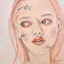 Il mio progetto del corso: Ritratto su blocco da disegno: esplora il volto umano. Projekt z dziedziny Sketching,  R, sunek, Portret,  R, sunek art, st, czn i Sketchbook użytkownika emanuela_cervetti - 29.05.2023