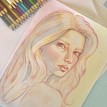 Retrato lápis de cor. Un proyecto de Ilustración tradicional de Sara Spolti Pazuch - 29.05.2023