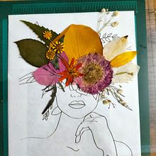 Mi proyecto del curso: Técnicas básicas de prensado botánico. Arts, Crafts, Fine Arts, Collage, DIY, Floral, and Plant Design project by Nikoll Narvaez Verdugo - 05.30.2023