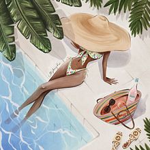 GUCCI SUMMER STORIES & DELOLA. Un projet de Illustration traditionnelle, St, lisme, Illustration numérique, Stor, telling, Dessin numérique et Illustration éditoriale de Stephany Reyes I. - 29.05.2023
