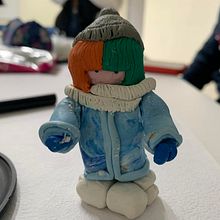 claymotion_snowman. Motion Graphics, Multimídia, Stop Motion, Produção audiovisual, e Fotografia com celular projeto de Nancy clarita Garduño García - 12.10.2022