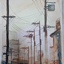 My project for course: Expressive Watercolor Painting: Create Compelling Illustrations. Un proyecto de Bellas Artes, Pintura y Pintura a la acuarela de Melinda Collavo - 30.05.2023