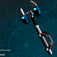 OmniWrench Ratchet And Clank. 3D Modeling, 3D, and Design project by Manuel Pintor Calero - 04.30.2023