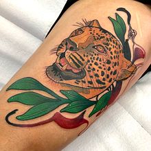 Mi proyecto del curso: Tatuaje artístico full color. Un progetto di Illustrazione tradizionale, Disegno, Illustrazione digitale, Design di tatuaggi e Disegno digitale di Valentina Caviglia - 30.05.2023