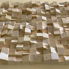 Wooden 8-bit Pixel Art. Woodworking, Arts, and Crafts project by handmadewithashley - 05.30.2023
