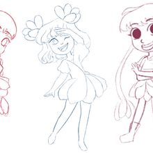Mi proyecto del curso: Diseño de personajes: desarrolla tu propio estilo. Projekt z dziedziny Trad, c, jna ilustracja, Projektowanie postaci,  R, sunek, Ilustracja c, frowa, R, sunek c i frow użytkownika Sarahi Hernandez - 31.05.2023