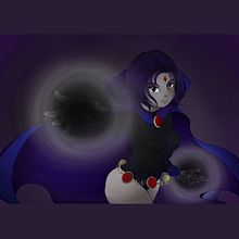 RAVEN - Teen Titans. Un proyecto de Ilustración tradicional, Diseño de personajes e Ilustración digital de Paula Aneas García - 14.11.2022