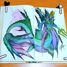 Mi proyecto del curso: Sketchbook fantástico: dibuja personajes desde la imaginación. Traditional illustration, Creativit, Drawing, and Sketchbook project by helixileh.mx - 05.31.2023