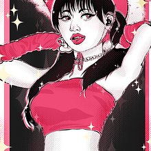 MOMO - Twice. Un proyecto de Ilustración tradicional e Ilustración digital de Paula Aneas García - 12.05.2023