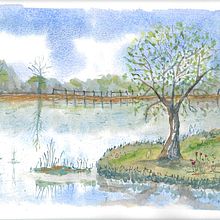 Reflejos Ein Projekt aus dem Bereich Aquarellmalerei von Roberto Justo Robiolo - 02.06.2023