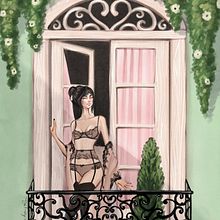 Ilustración Lifestyle: Una mañana romántica. Un projet de Illustration traditionnelle, Conception de personnages, Dessin, Peinture gouache, Peinture numérique et Illustration numérique de Stephany Reyes I. - 01.06.2023