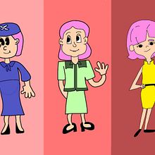 PROYECTO FINAL: ¡Mi diseño de personajes retro (de la epoca dorada) de la animación!. Un proyecto de Animación, Animación 2D y Diseño de personajes 3D de gschmidtmumm - 02.06.2023