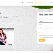 Landing Team Building en Madrid. Un proyecto de UX / UI de Monica Cabani - 04.02.2023