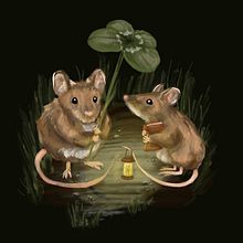 Mice with Glowing Lantern. Un progetto di Illustrazione tradizionale, Stor, telling, Illustrazione infantile, Pittura digitale e Disegno digitale di Kelsey Bowyer - 28.05.2023