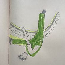 Mein Abschlussprojekt für den Kurs: Skizzenbuch-Übungen für künstlerisches Wachstum. Un progetto di Illustrazione tradizionale, Belle arti, Bozzetti, Disegno e Sketchbook di michaela.braeuninger - 03.06.2023