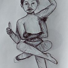 My project for course: Sketchbook Illustration with Pen: Embracing Mistakes. Un proyecto de Bocetado, Dibujo, Sketchbook e Ilustración con tinta de elliejmoran - 01.06.2023