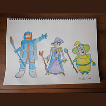 Meu projeto do curso: Design de personagens com anatomia estilizada. Een project van Traditionele illustratie, Ontwerp van personages,  Tekening y Anatomisch tekenen van Priscila Cruz - 03.06.2023