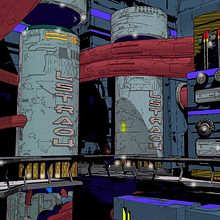 My project for course: 3D Toon-Style Environment Art with Arnold. 3D, and 3D Animation project by Last Starfighter - 05.25.2023