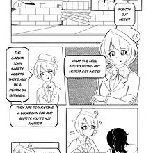 Yandemon, page 1, for this course!. Un progetto di Illustrazione tradizionale, Fumetto, Disegno, Illustrazione digitale, Stor, board, Illustrazione con inchiostro, Narrativa e Manga di 7mgj9ghrmq - 04.06.2023