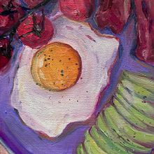 My project for course: Contemporary Oil Painting Techniques. Fine Arts, Painting, and Oil Painting project by malazomiag - 06.03.2023