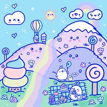 Mi proyecto del curso: Diseño de mundos kawaii: crea ilustraciones alegres. Een project van Ontwerp van personages, Digitale illustratie y Manga van Gericok - 05.06.2023