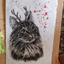 Artistic charcoal portraiture: creating atmosphere . Traditional illustration, Arts, and Crafts project by Sissel - 06.05.2023