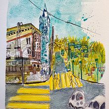 Urban sketching: crea paisajes urbanos expresivos Un curso de eleanor doughty , Ilustradora. Traditional illustration project by tcalixto - 06.04.2023
