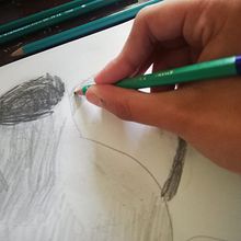 días de muertos 2022. proyecto de arte 1o secundaria Ana Mali Lozoya Espejel. Un projet de Illustration traditionnelle de Margarita Espejel Ramos - 30.03.2021