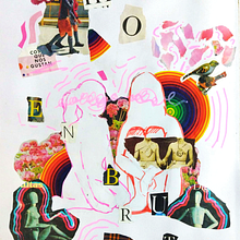 Collage: Amor en bruto. Design, Traditional illustration, and Collage project by ☾ami Sáez - 06.06.2023