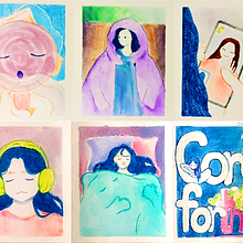 ComforThings: Mini-Serie. Traditional illustration, and Design project by ☾ami Sáez - 06.06.2023