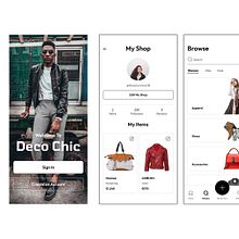 Vintage Luxury Fashion App Design. App Design, and UX / UI project by willsr124 - 06.03.2023