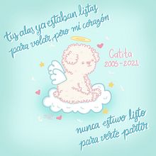 Tributo a mi hija Cata 2do. Aniversario . Un projet de Illustration traditionnelle de Brenda Mariel Arias Sánchez - 22.05.2023