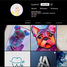 La Pomm3. Projekt z dziedziny Trad, c, jna ilustracja, Design, Br, ing i ident, fikacja wizualna i Projektowanie graficzne użytkownika Mónica Manzano - 06.06.2023