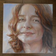My project for course: Portrait Painting with Oil: Explore Light and Shade. Projekt z dziedziny  Sztuki piękne,  Malarstwo i Malarstwo olejowe użytkownika Alena Angelava - 07.06.2023