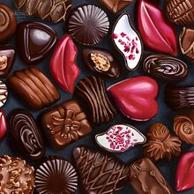 Chocolate Hell (A Colour Temperature Study). Digital Illustration, T, pograph, H, and Lettering project by rachaelw - 06.07.2023