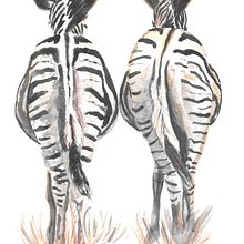 Peindre les animaux. Watercolor Painting project by Blandine TORIS - 06.07.2023
