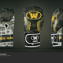 Diseño gráfico para productos MMA. Een project van Productontwerp y Grafisch ontwerp van Fernando del Castillo - 01.01.2018