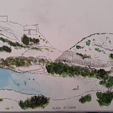 Calenques. Pencil Drawing project by slemache - 06.08.2023