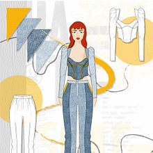 Mi proyecto del curso: Artbook de moda: crea figurines en Adobe Illustrator. Projekt z dziedziny Trad, c, jna ilustracja, Projektowanie graficzne, Grafika wektorowa, Projektowanie mod, Ilustracja c, frowa i Ilustracja modowa użytkownika Valentina Escobar - 08.06.2023